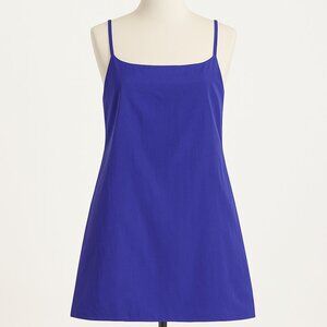 Free People Mini Dress with Adjustable Straps in Spectrum Blue Large NEW RARE